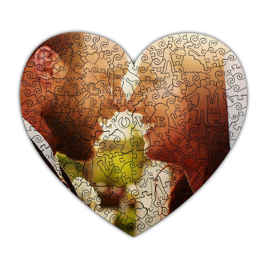 Always In My Heart - Personalized 3D Wooden Puzzles