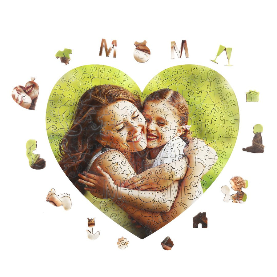 Happy Mother's Day- Personalized 3D Wooden Puzzles