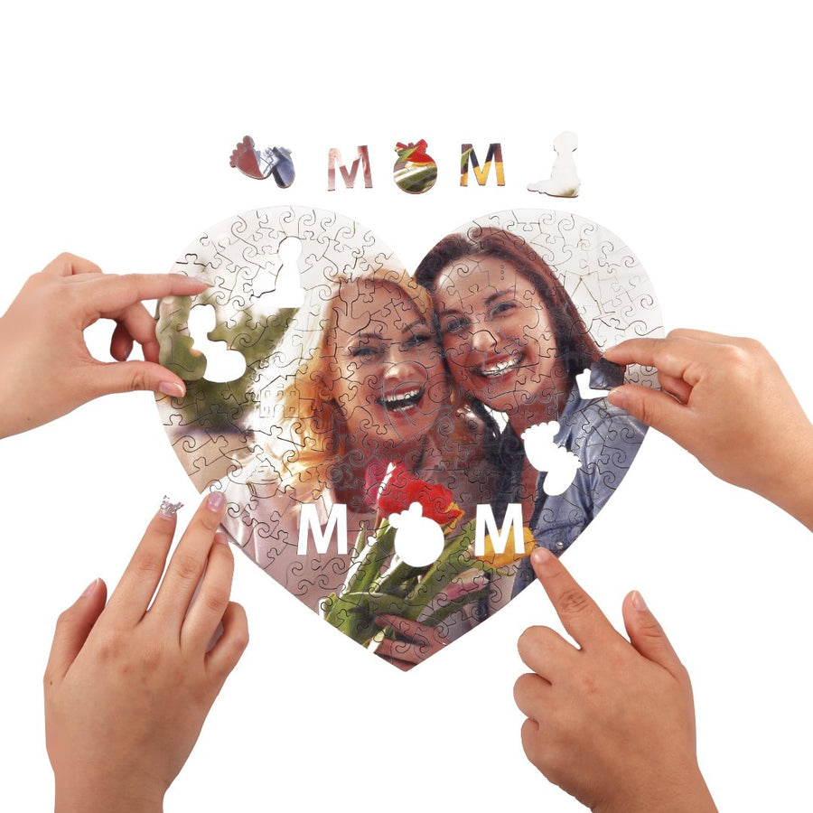 Happy Mother's Day- Personalized 3D Wooden Puzzles