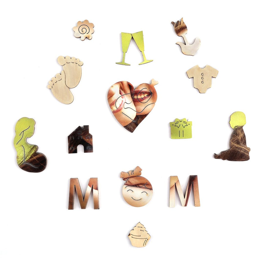 Happy Mother's Day- Personalized 3D Wooden Puzzles