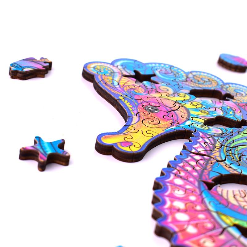 Wander Seahorse- Wooden Jigsaw Puzzle - Large A3 - 11.6" X 16.5"